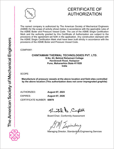 Chintamani Thermal Technologies Pvt. Ltd.